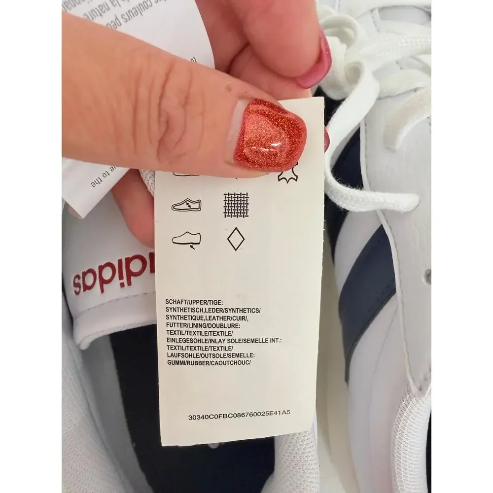 Adidas Barreda IH1228 White Navy Red Tennis Sneakers Men’s Size 11 NWT